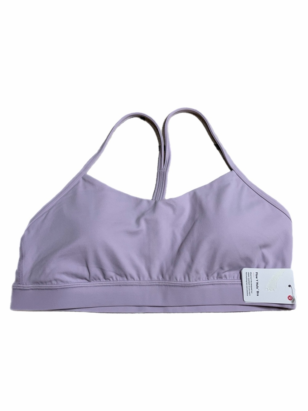 NWT Lululemon Flow Y Bra *Nulu Light Support (Lilac Play) Size 12